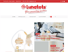 Tablet Screenshot of lunatots.com